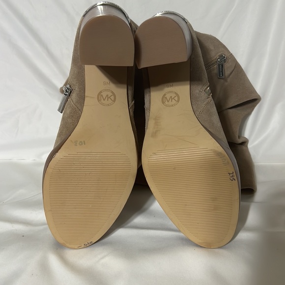 Michael Kors beige suede knee high boots size 9 - Picture 9 of 13